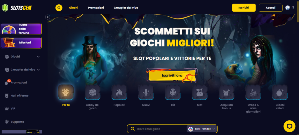 giochi slotsgem